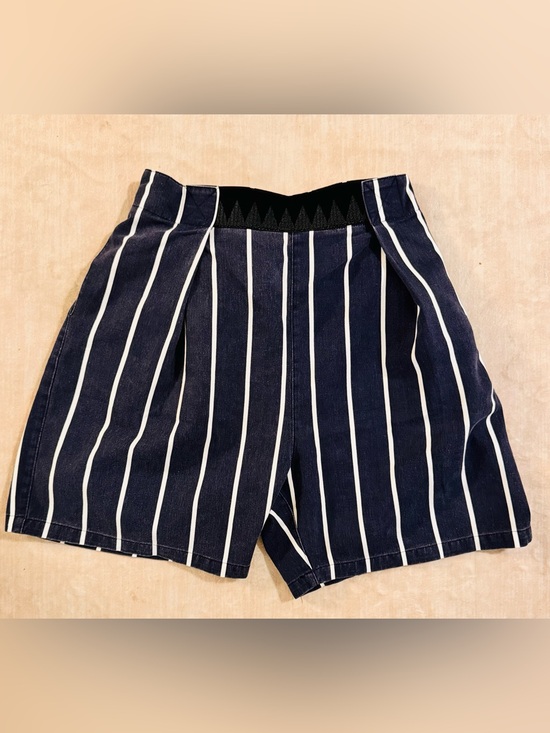 Kapital Other - Kapital Navy White Stripe Easy Shorts Elastic Waist Japan